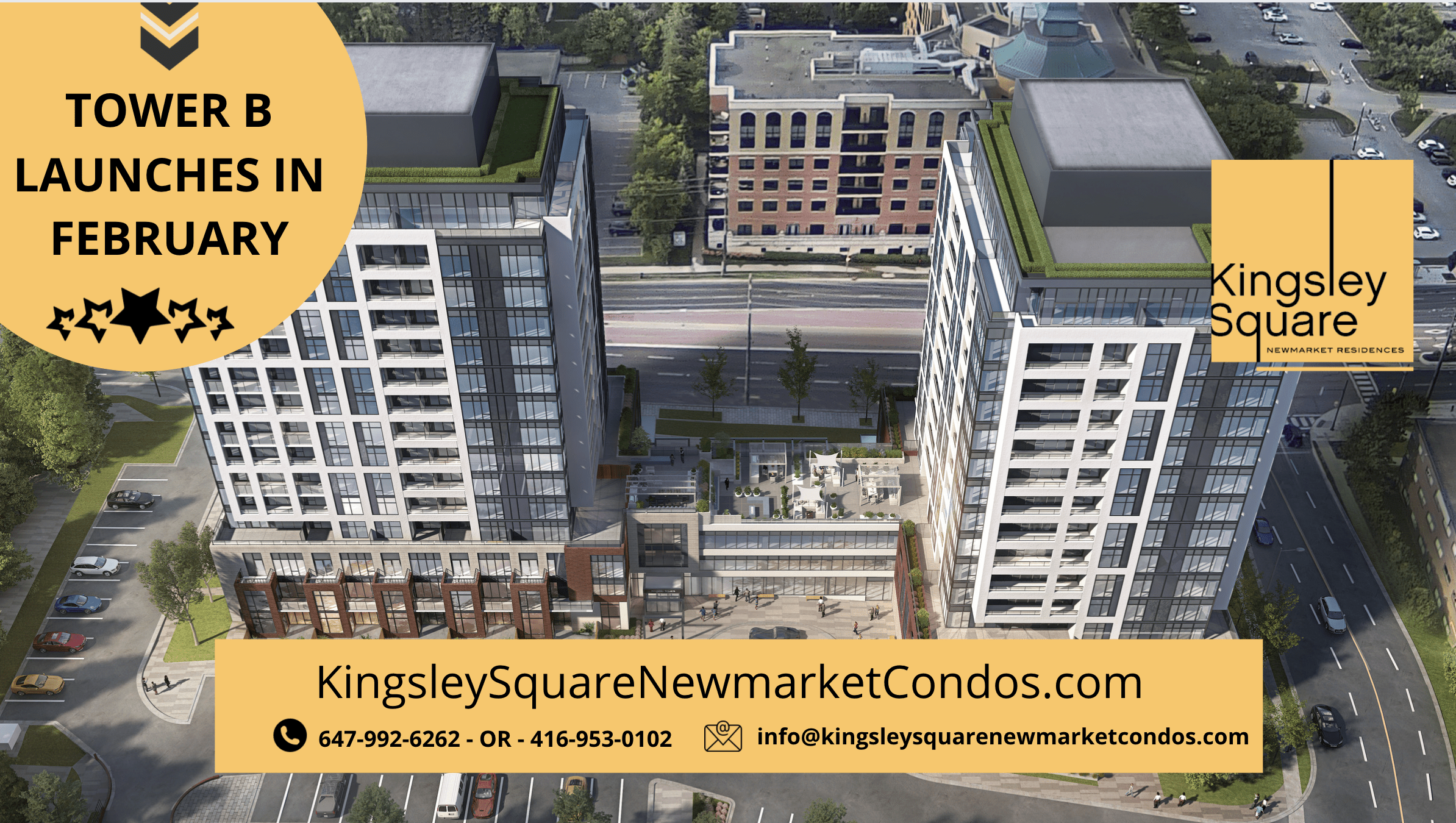 Kingsley Square Newmarket Condos – Tower B Launching Soon!