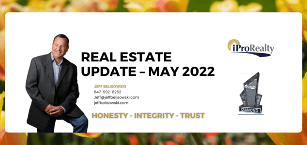 Real Estate Update for May 2022 from Jeff Belisowski, iPro Realty